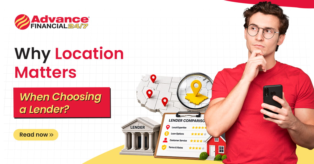 Choosing a lender by location