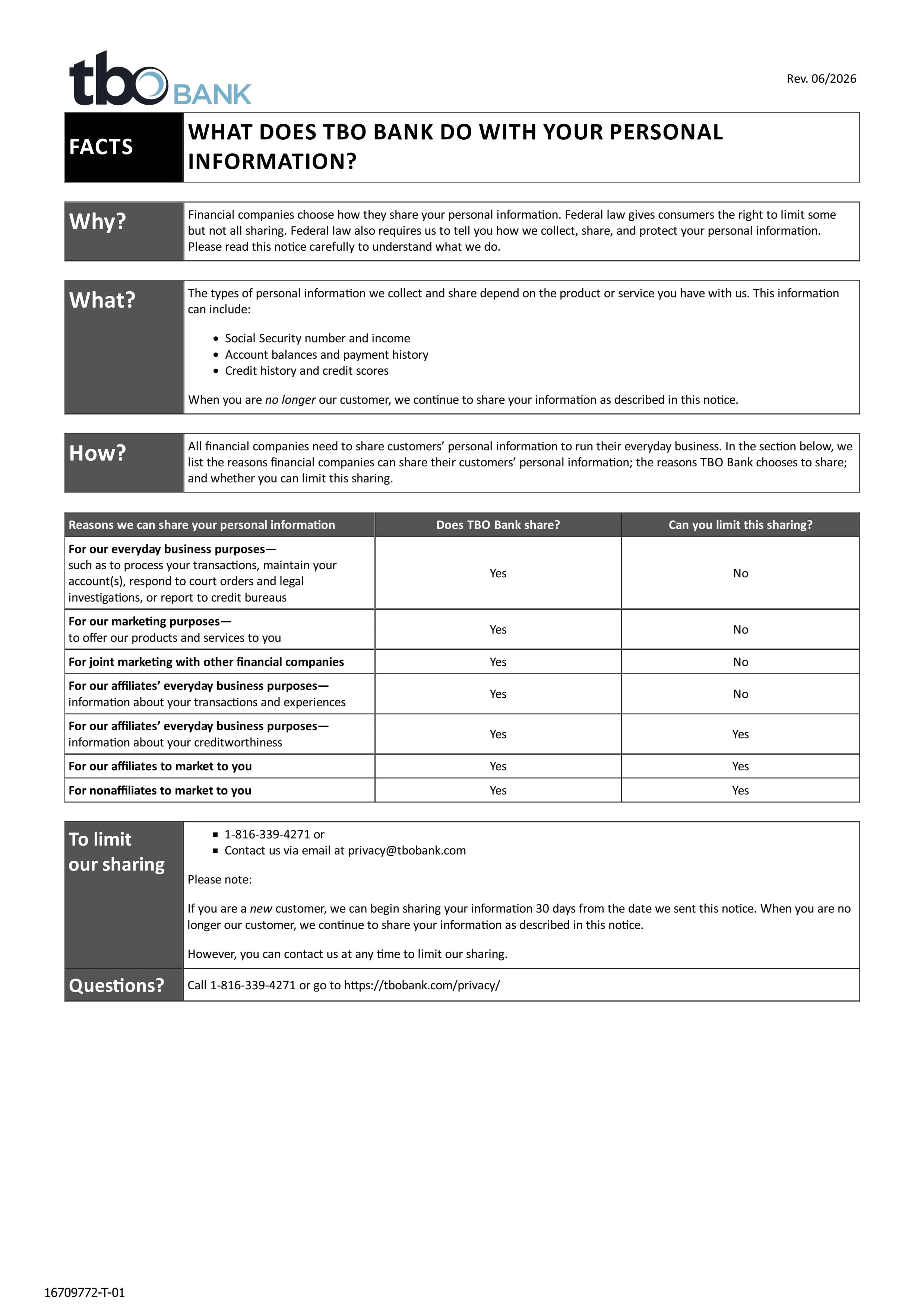 TBO Privacy Policy