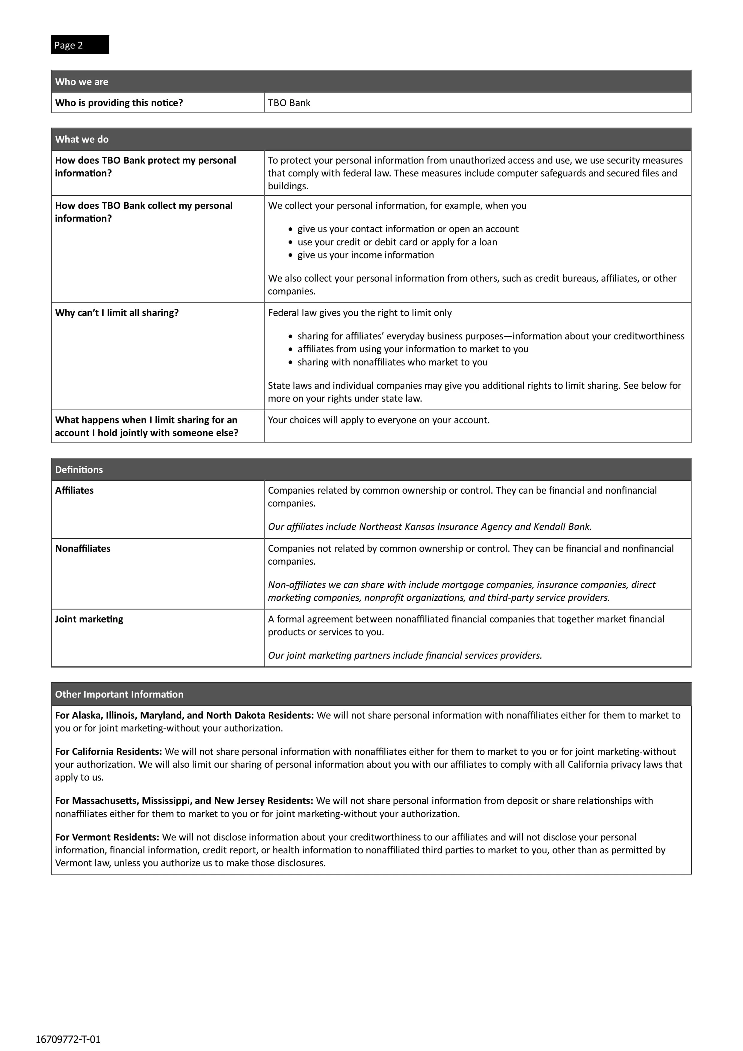 TBO Privacy Policy